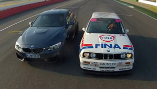 2014 BMW F80 M3 Sedan vs E30 M3 DTM - Hockenheim [video]
