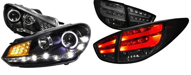 Projector Headlights and LED Taillights