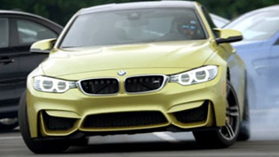 ///M Initiation - BMW M4 Coupe Drifts at a Special Course