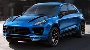 top car porsche macan - wide body kit