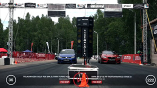 volkswagen golf vi r36 vs bmw m6 f13, lamborghini gallardo lp560 and mercedes-benz cls 63 amg