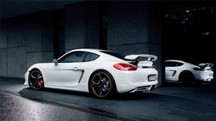 techart porsche cayman shows-off with new rear spoiler ii
