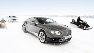 astounding frozen experience: bentley continental gt3-r to perform on ice