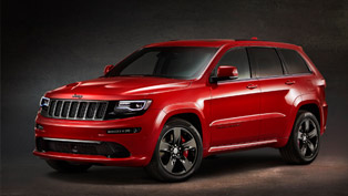 jeep grand cherokee srt red vapor special edition shown in paris