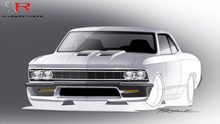 Ringbrothers Shows Sketches of 980 HP Chevrolet Chevelle Ahead of SEMA Reveal 