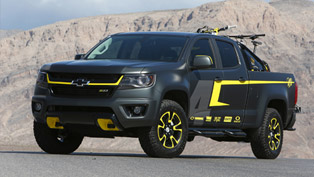 ricky carmichael shows his chevy colorado performance concept at sema