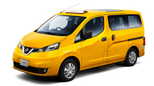 nissan introduces its new generation nv200 taxi in japan