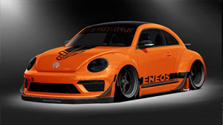 tanner foust racing eneos rwb volkswagen beetle with sema premiere