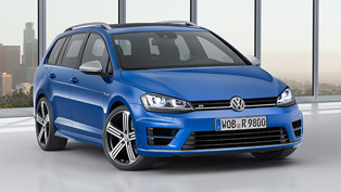 volkswagen reveals new golf r estate at la auto show