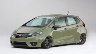 2015 honda fit impresses at the 2014 sema show