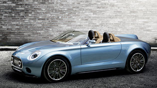 the new mini superleggera vision concept car at 2014 la auto show