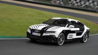 audi takes to the race track with the sportiest piloted driving car worldwide