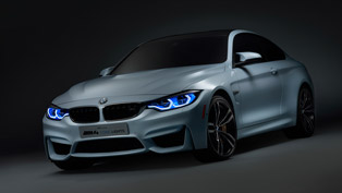 bmw shows m4 concept iconic lights