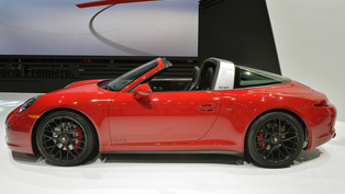 2015 porsche 911 targa 4 gts with 440 hp and great noise [video]