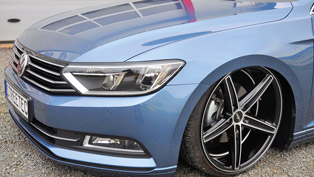 The Boring Volkswagen Passat B8 Receives Refreshing Ox18 Concave Alloys