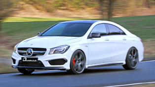 b&b mercedes-benz cla 45 amg is capable of up to 450 hp/580 nm