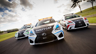 lexus enters 2015 v8 supercars events with official rc f safety car