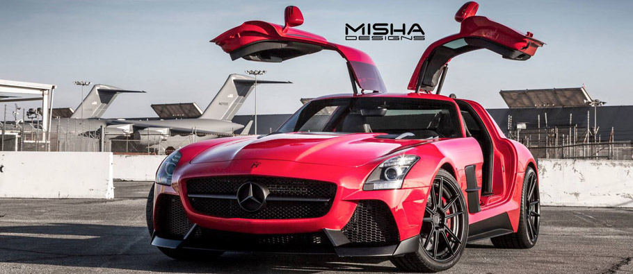 MISHA Designs Mercedes SLS AMG Equipped with new aero kit