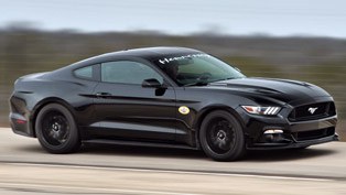 2015 hennessey mustang is almost 300 hp faster in texas! [video]