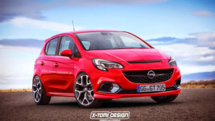 2015 opel corsa envisioned in a 5-door variant
