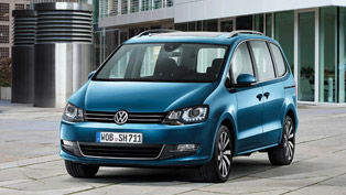 volkswagen is debuting technically updated sharan in geneva