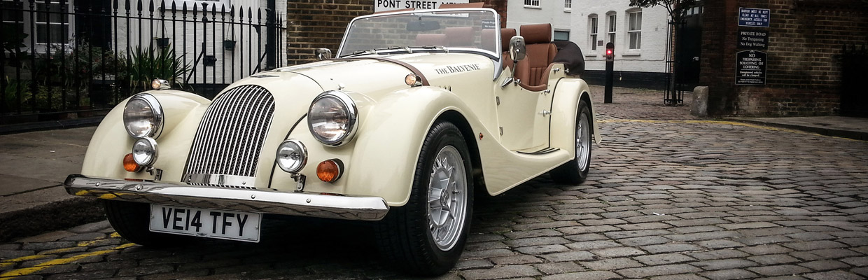 2015 Morgan Balvenie Promotional Car Front and Side View