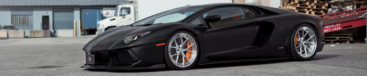 SR Auto Lamborghini Aventador Side View 