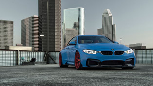 Vorsteiner Widens BMW M4 and Calls it Yas Marina Blue GTRS4 