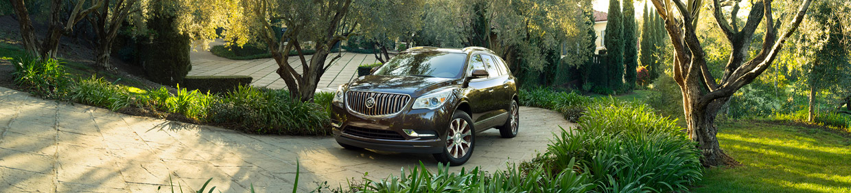 Buick Enclave Tuscan Edition Front and Side View 