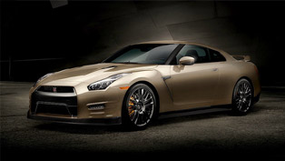 nissan celebrates gt-r with gold edition
