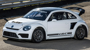 volkswagen adretti rallycross crew is preparing for the upcoming competition