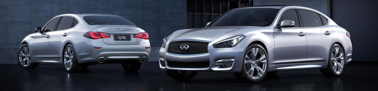 Infiniti Q70L Bespoke Edition Front and Rear View