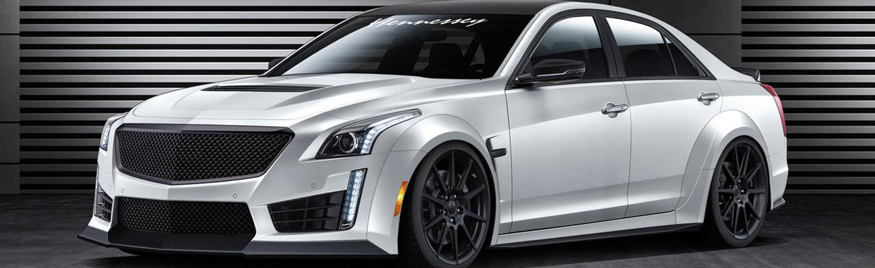 HPE1000 Twin Turbo Cadillac CTS-V Sedan Side View