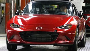2016 mazda mx-5 is almost here! the production has begun.