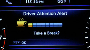 nissan reveals drowsy driving awarness system