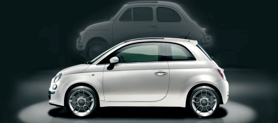 2007 Fiat 500 Side View