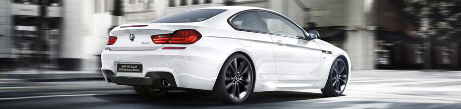 BMW 640i M Performance Coupe Rear View