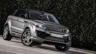 kahn range rover evoque rs sport shines bright in orkney grey