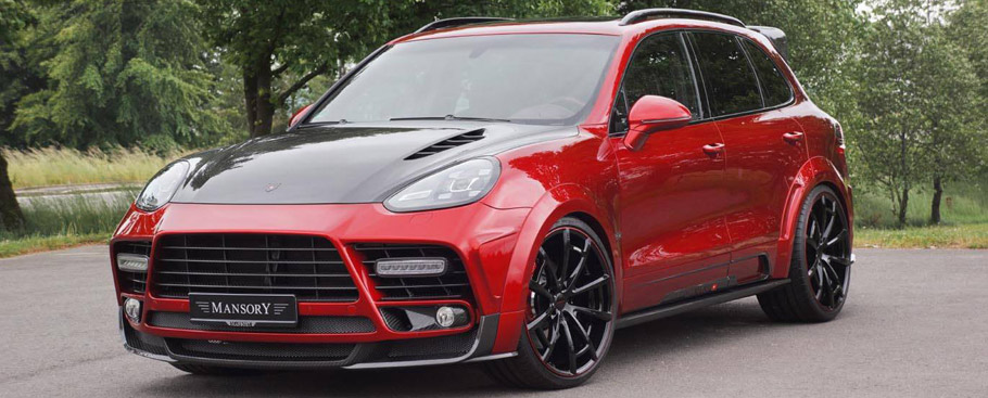 MANSORY Porsche Cayenne Turbo S Front and Side View