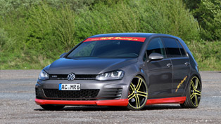 mr racing volkswagen golf is entirely transformed