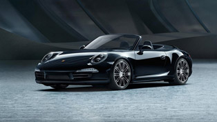 porsche boxster and 911 carrera black editions get detailed