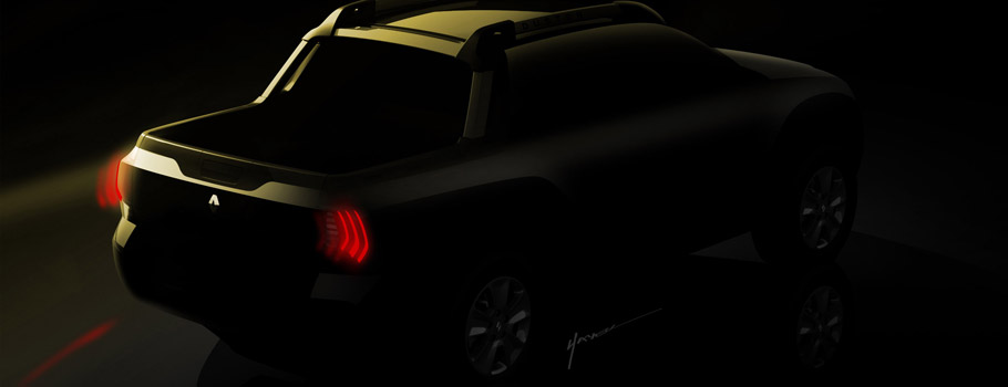 Renault's Duster Based Pickup Teaser Rear View