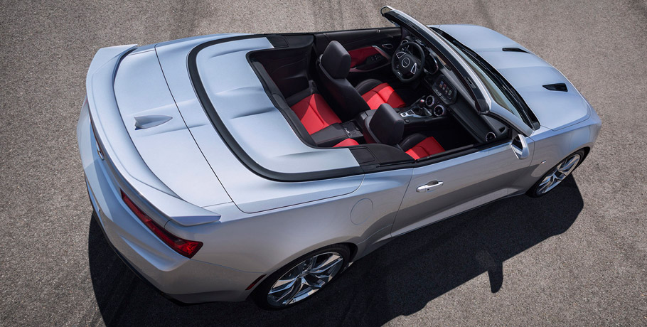2016 Chevrolet Camaro Convertible From Above