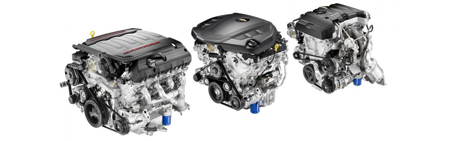 2016 Chevrolet Camaro Convertible Engine Range