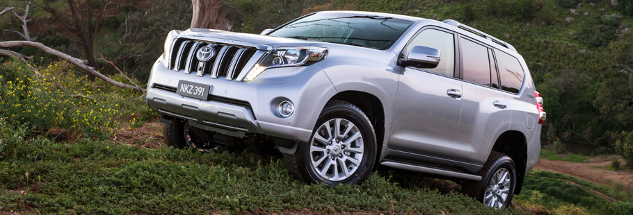 Toyota Prado Front and Side View
