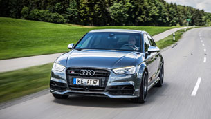 abt sportsline gives more power to audi s3 limo