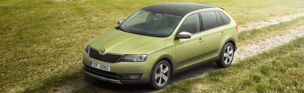 Skoda Rapid Spaceback ScoutLine Front View