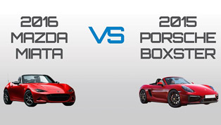 surprisingly similar: what happens when we compare 2016 miata to a 2015 boxster?