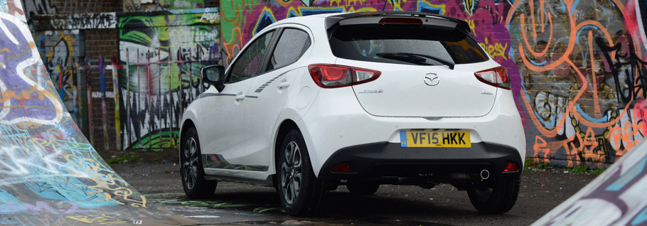 Mazda2 Sport Black Rear View