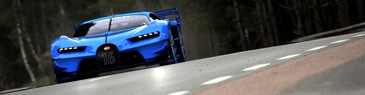 Bugatti Vision Gran Turismo Front View